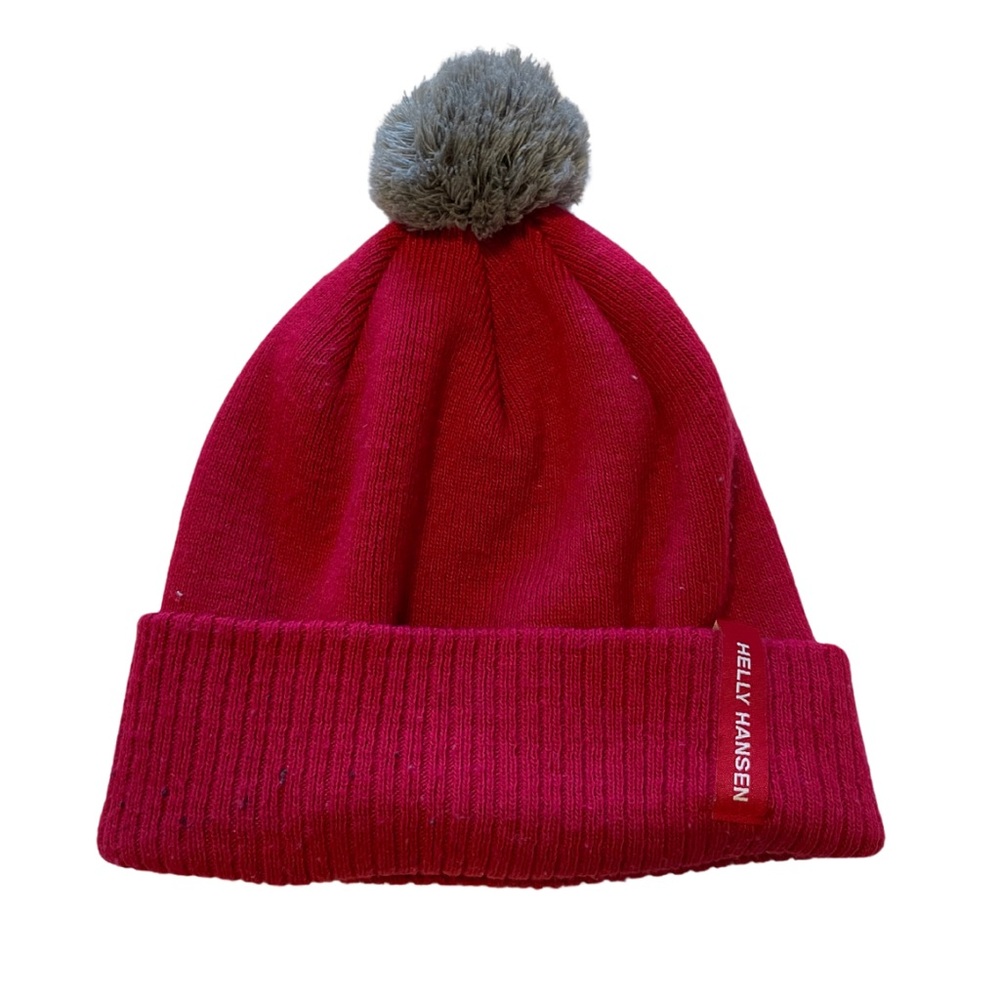HELLY HANSEN pink pom winter beanie